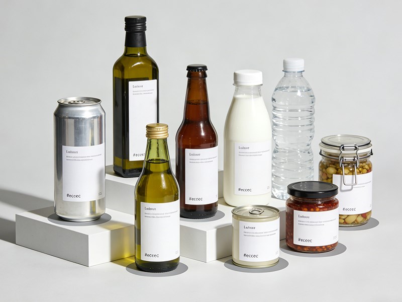 Food packaging solutions - glass bottles, aluminum cans, plastic containers
